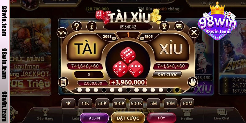 Tài Xỉu 98win